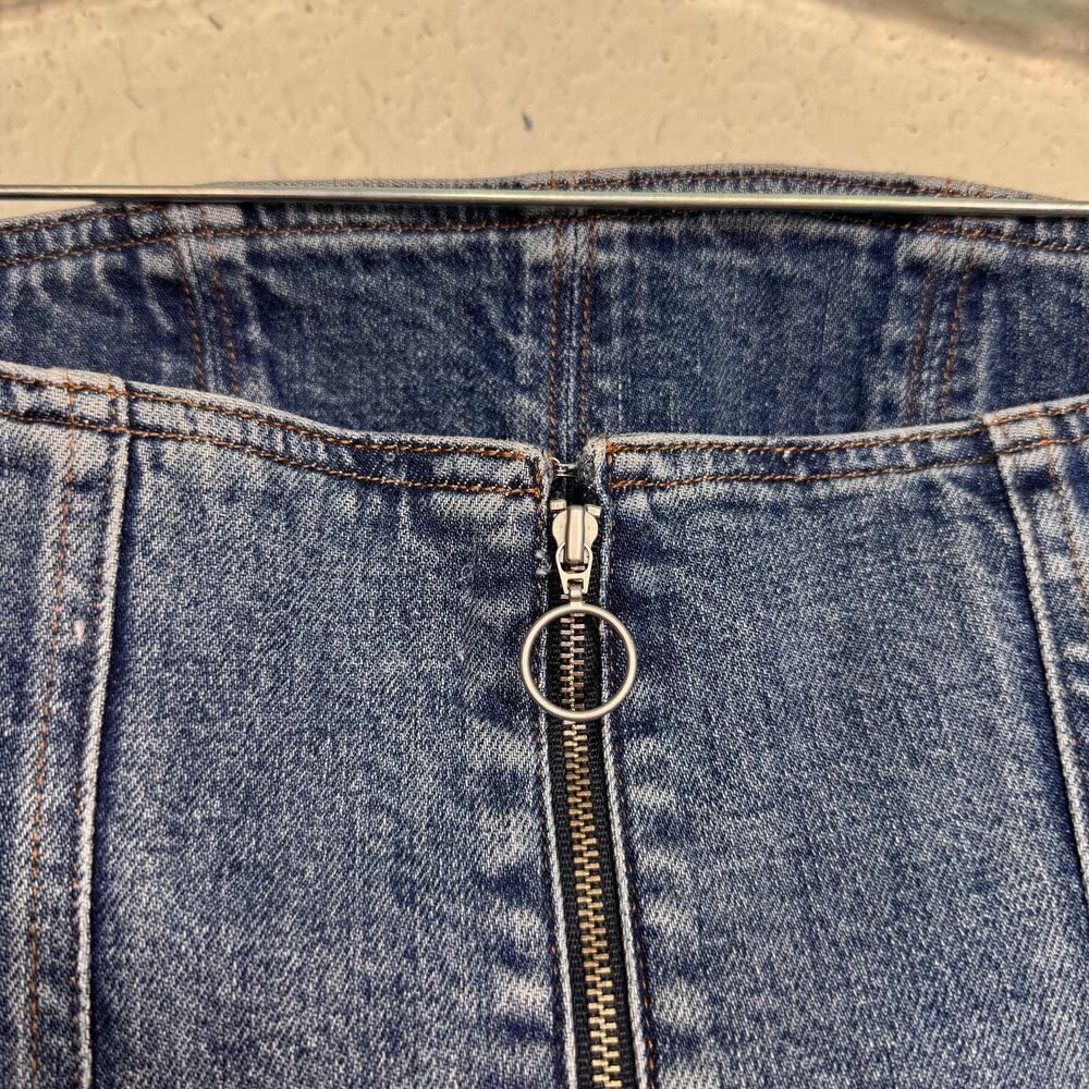 Aritzia Denim Forum Tank Top Womens XXS 90s Debbie Denim Corset Bustier Crop - Picture 3 of 9